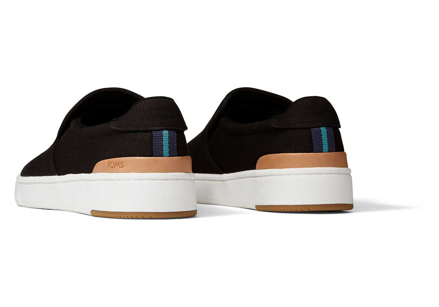 Toms Slip On Męskie Czarne - Trvl Lite - 17YHPGZJR